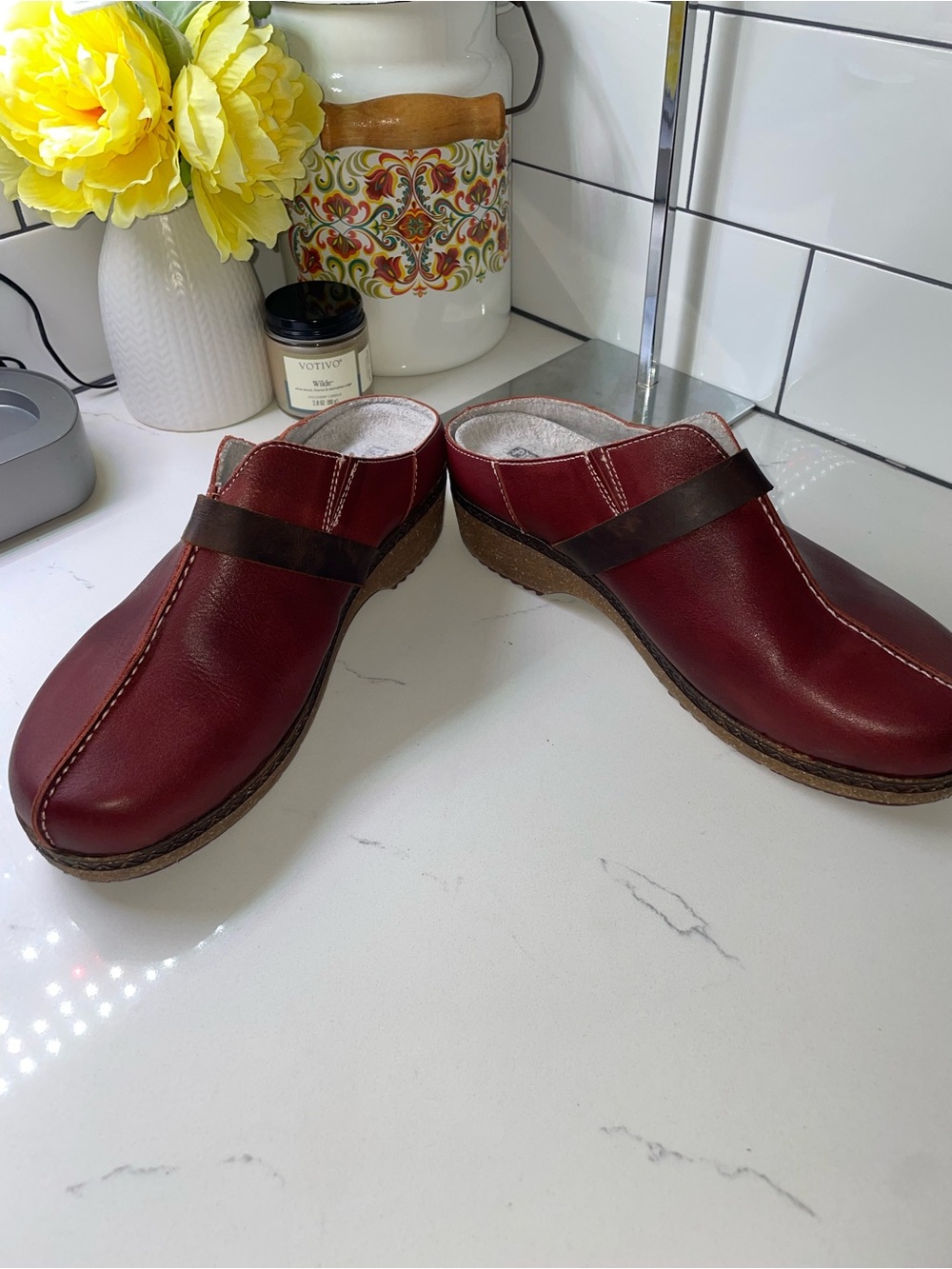 Pikolinos Granada | Women’s Medium Heel Clogs | Size 40 | Arcilla - Picture 3 of 14